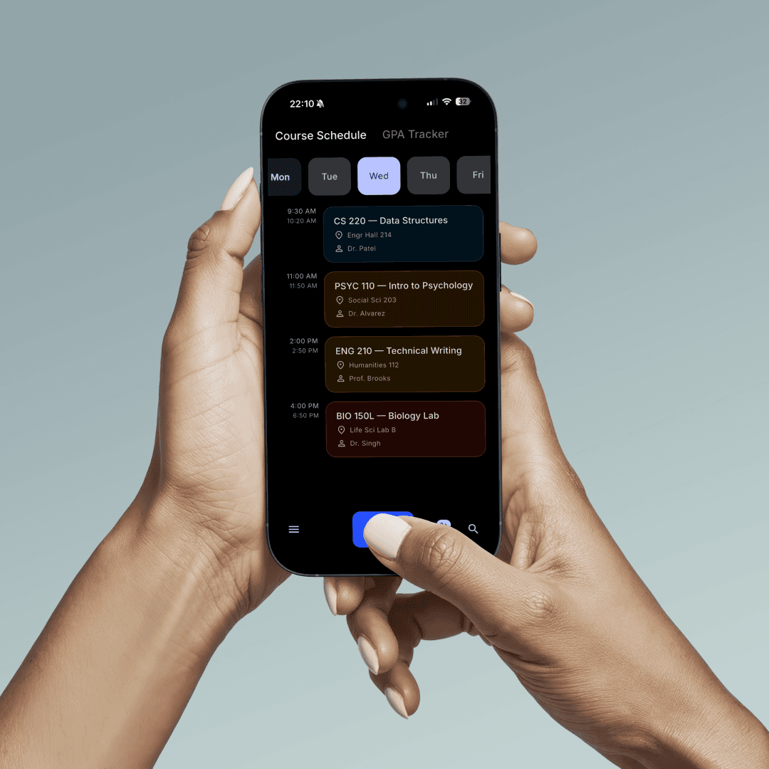 Stu.Do — course schedule view